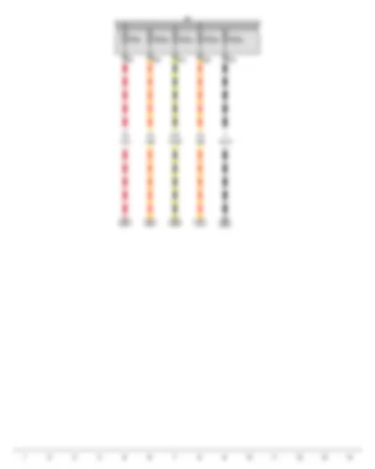 Wiring Diagram  VW TOURAN 2016 - Fuse holder C