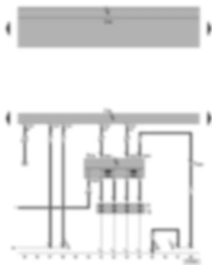 Wiring Diagram  VW TOURAN 2004 - Simos control unit - ignition transformer