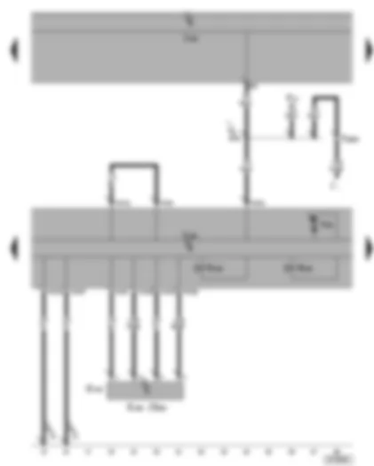 Wiring Diagram  VW TOURAN 2003 - ABS control unit - ESP sensor unit - lateral acceleration sender - yaw rate sender - ABS hydraulic pump