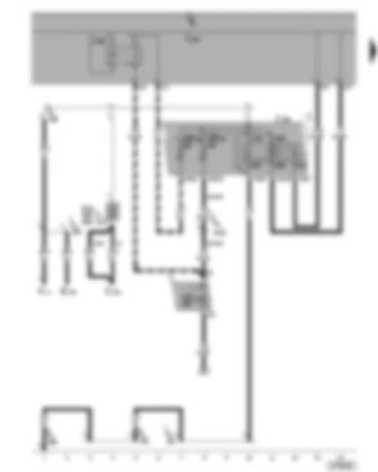 Wiring Diagram  VW TOURAN 2004 - Terminal 15 voltage supply relay - terminal 15 voltage supply relay 2