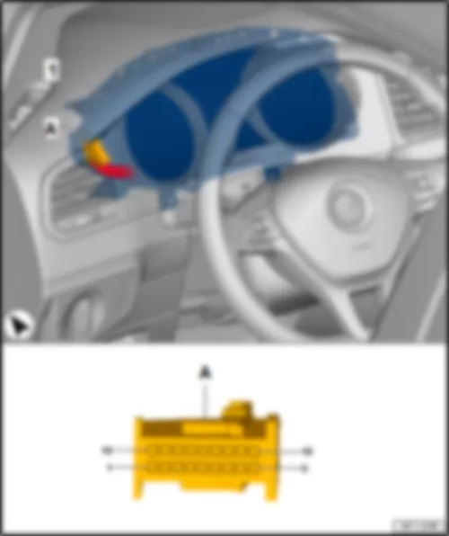 VW TOURAN 2016 Dash panel insert KX2