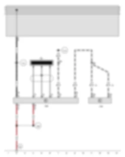 Wiring Diagram  VW TRANSPORTER 1996 - Immobiliser reader coil - Digifant control unit - Immobiliser control unit