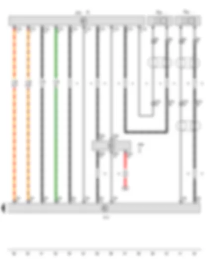 Wiring Diagram  VW TRANSPORTER 2011 - Mobile telephone operating electronics control unit - Control unit with display for radio and navigation - Voice amplification control unit - Radio - Telephone microphone