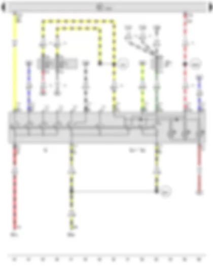 Wiring Diagram  VW TRANSPORTER 2010 - Light switch - Rear fog light switch - Front and rear fog light switch - Onboard supply control unit - Fuse 12 on fuse holder B - Fuse 12 on fuse holder C - Fuse 14 on fuse holder C - Fuse 17 on fuse holder B - Fuse 26 on fuse holder B