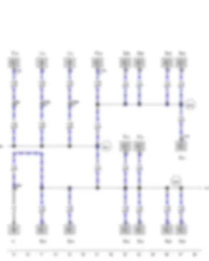 Wiring Diagram  VW TRANSPORTER 2011 - Telephone bracket - Connection 1 (58d) - in main wiring harness - Connection 2 (58d) - in main wiring harness - Connection 3 (58d) - in main wiring harness