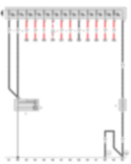 Wiring Diagram  VW TRANSPORTER 2011 - Battery - Voltage regulator