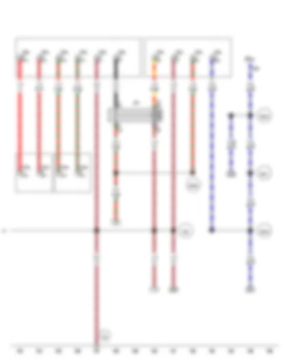 Wiring Diagram  VW TRANSPORTER 2010 - Two-way radio voltage relay - 2-pin connector - 2-pin connector - 6-pin connector - 6-pin connector