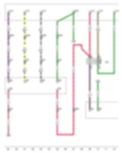 Wiring Diagram  VW TRANSPORTER 2010 - Relay for front 