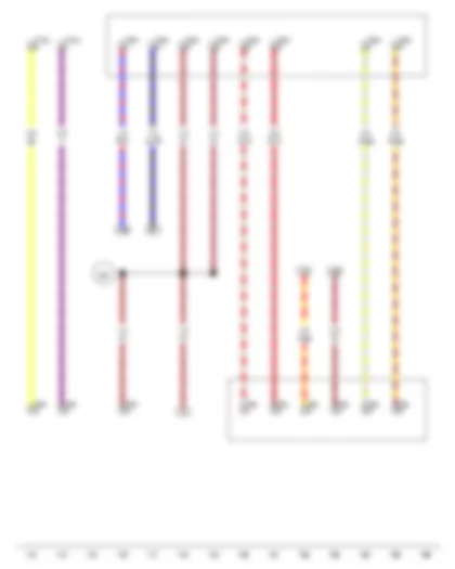 Wiring Diagram  VW TRANSPORTER 2010 - 6-pin connector - 6-pin connector - 8-pin connector - 10-pin connector