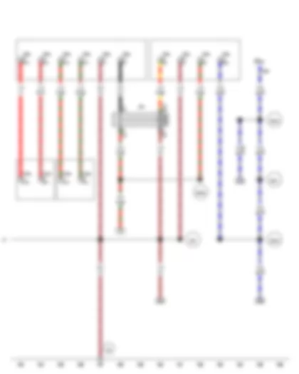 Wiring Diagram  VW TRANSPORTER 2012 - Two-way radio voltage relay - 2-pin connector - 2-pin connector - 6-pin connector - 6-pin connector