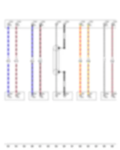 Wiring Diagram  VW TRANSPORTER 2012 - 2-pin connector - 2-pin connector - 2-pin connector - 2-pin connector - 2-pin connector - 10-pin connector
