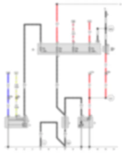 Wiring Diagram  VW TRANSPORTER 2013 - Battery - Starter - Alternator - Voltage regulator - Fuse holder A - Fuse 23 on fuse holder B