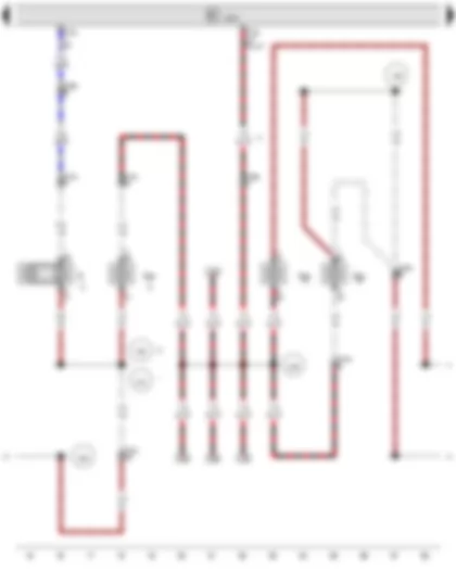 Wiring Diagram  VW TRANSPORTER 2012 - Onboard supply control unit - Additional brake light bulb - Number plate light