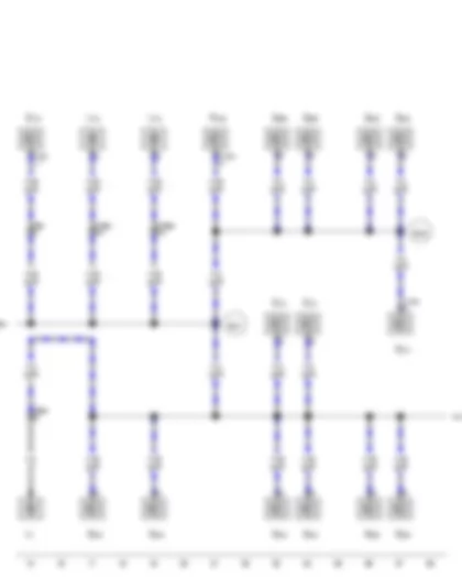 Wiring Diagram  VW TRANSPORTER 2012 - Telephone bracket - Connection 1 (58d) - in main wiring harness - Connection 2 (58d) - in main wiring harness - Connection 3 (58d) - in main wiring harness