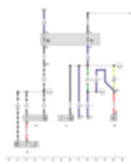 Wiring Diagram  VW TRANSPORTER 2012 - Starter motor relay - Starter inhibitor relay - Starter inhibitor relay (clutch pedal switch) - Engine control unit