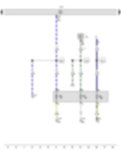 Wiring Diagram  VW TRANSPORTER 2012 - Headlight dipper and flasher switch - Onboard supply control unit - Fuse 4 in fuse holder F - Fuse 5 in fuse holder F - Fuse 6 in fuse holder F