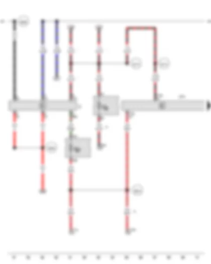 Wiring Diagram  VW TRANSPORTER 2014 - Ignition/starter switch - Onboard supply control unit