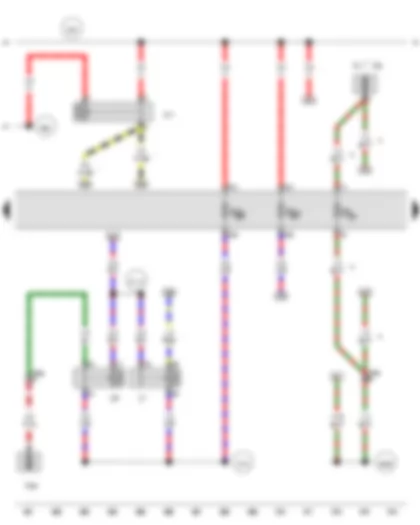 Wiring Diagram  VW TRANSPORTER 2014 - Fuel pump relay - Windscreen and rear window washer pump - Supplementary fuel pump