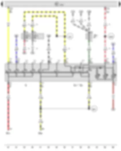 Wiring Diagram  VW TRANSPORTER 2011 - Light switch - Rear fog light switch - Front and rear fog light switch - Onboard supply control unit - Fuse 12 on fuse holder B - Fuse 12 on fuse holder C - Fuse 14 on fuse holder C - Fuse 17 on fuse holder B - Fuse 26 on fuse holder B