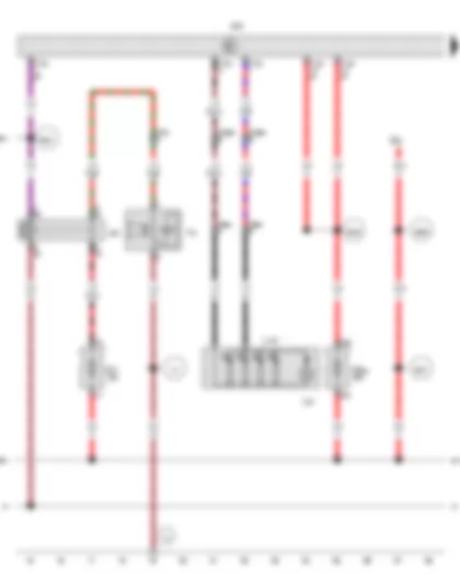 Wiring Diagram  VW TRANSPORTER 2015 - Special vehicle control unit - Alarm horn relay - Taxi roof sign light bulb - Taxi silent alarm bulb - Fuse 1 on fuse holder C - Fuse 29 on fuse holder B