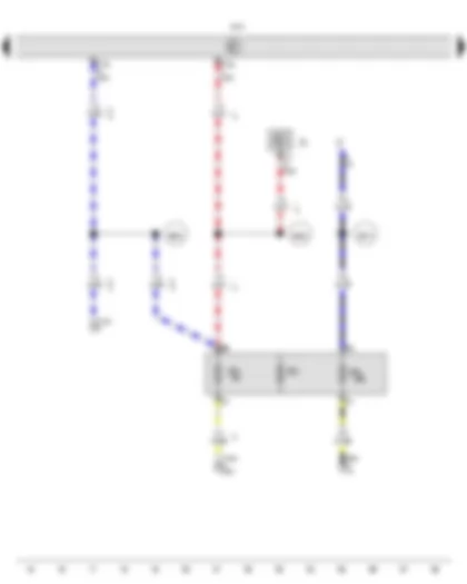 Wiring Diagram  VW TRANSPORTER 2015 - Light switch - Onboard supply control unit - Fuse 4 in fuse holder F - Fuse 5 in fuse holder F - Fuse 6 in fuse holder F