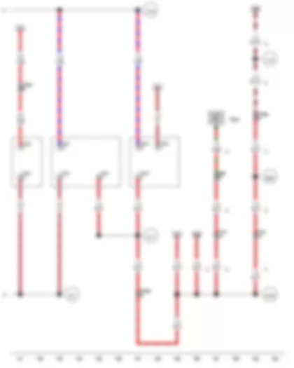 Wiring Diagram  VW TRANSPORTER 2015 - Interior lighting central switch button - 2-pin connector - 3-pin connector - 3-pin connector