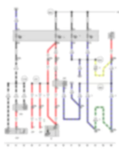 Wiring Diagram  VW TRANSPORTER 2015 - Starter - Starter inhibitor relay - Starter inhibitor relay - Starter inhibitor relay (clutch pedal switch) - Engine control unit