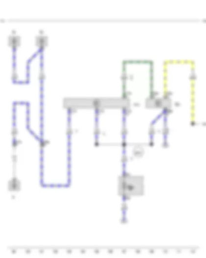 Wiring Diagram  VW TRANSPORTER 2015 - Switch and instrument illumination regulator - Onboard supply control unit - Fuse 35 on fuse holder B - Number plate light