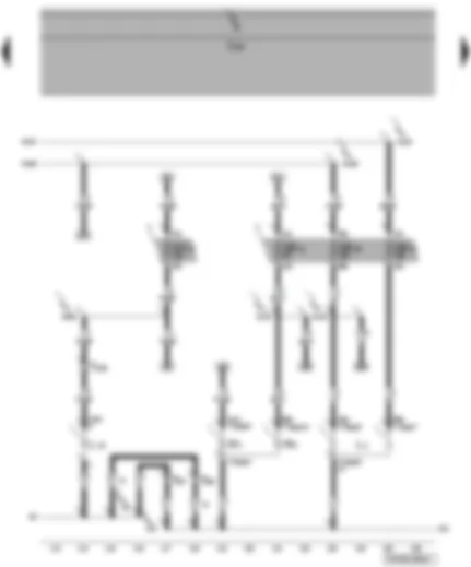 Wiring Diagram  VW TRANSPORTER 2004 - Fuses - right headlight twin filament bulb