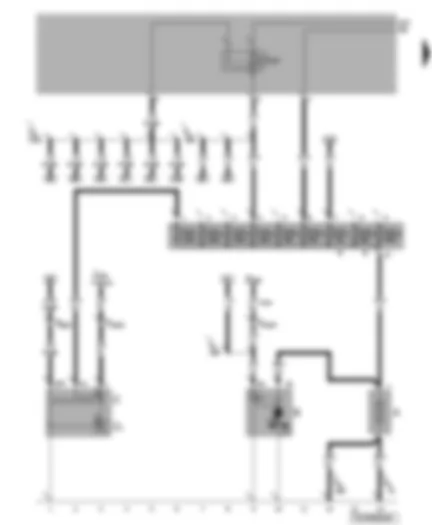 Wiring Diagram  VW TRANSPORTER 2004 - Alternator - starter - fuses - terminal 30 voltage supply relay