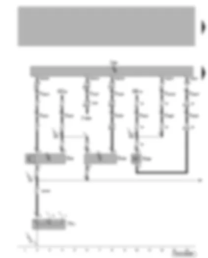 Wiring Diagram  VW TRANSPORTER 2004 - Climatronic control unit - high-pressure sender - air quality sensor - compressor regulating valve - air conditioning system