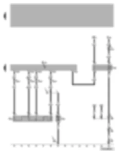 Wiring Diagram  VW TRANSPORTER 2004 - Rear fresh air blower - series resistor for rear fresh air blower - fresh air blower isolation relay - rear fresh air blower switch