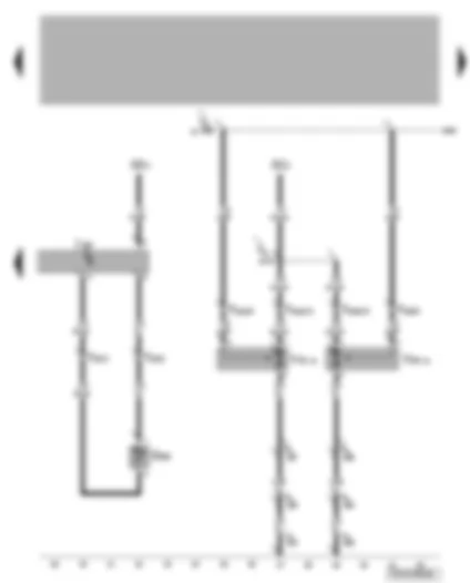 Wiring Diagram  VW TRANSPORTER 2004 - Evaporator temperature sensor - magnetic clutch control unit - auxiliary blower