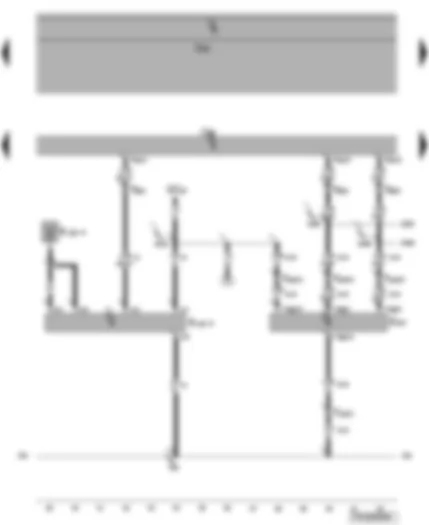 Wiring Diagram  VW TRANSPORTER 2004 - Auxiliary heater control unit - auxiliary heater operating and display unit - remote control receiver for auxiliary coolant heater - auxiliary heater aerial