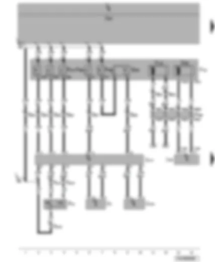 Wiring Diagram  VW TRANSPORTER 2004 - Sliding door solenoid coil - door contact switch - central locking lock unit - anti-trapping sensor - sliding door sender unit - sliding door control unit