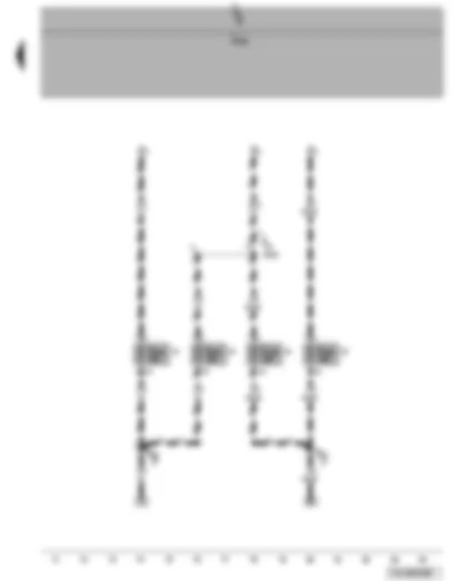 Wiring Diagram  VW TRANSPORTER 2004 - Second battery - fuse 1 (30) - fuse 2 (30)