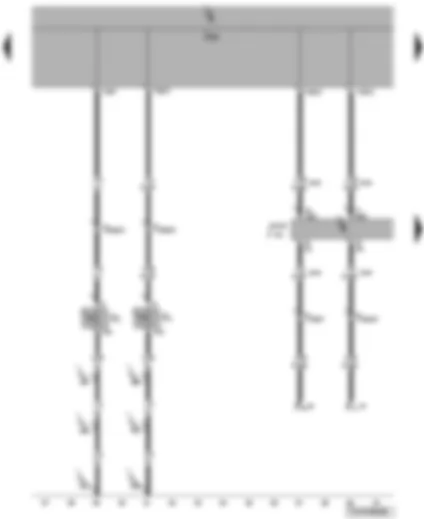 Wiring Diagram  VW TRANSPORTER 2004 - Driver and front passenger side door contact switch - rear left and right door contact switch - dual signal inverter relay