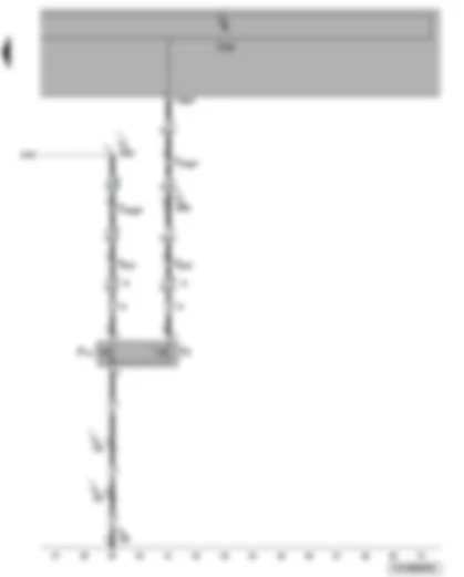 Wiring Diagram  VW TRANSPORTER 2004 - Luggage compartment light switch - rear lid contact switch