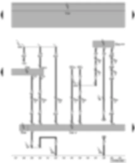 Wiring Diagram  VW TRANSPORTER 2004 - Anti-theft and tilt system control unit - vehicle inclination sender - interior monitor send and receive module 2
