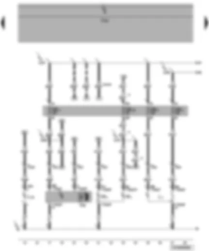 Wiring Diagram  VW TRANSPORTER 2004 - Left twin filament bulb - left side light bulb - front left turn signal bulb - left headlight range control motor - left fog light bulb