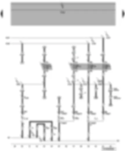 Wiring Diagram  VW TRANSPORTER 2004 - Right headlight twin filament bulb - right side light bulb - front right turn signal bulb - right fog light bulb