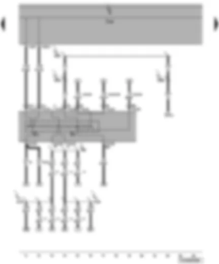 Wiring Diagram  VW TRANSPORTER 2004 - Turn signal switch - headlight dipper/flasher switch