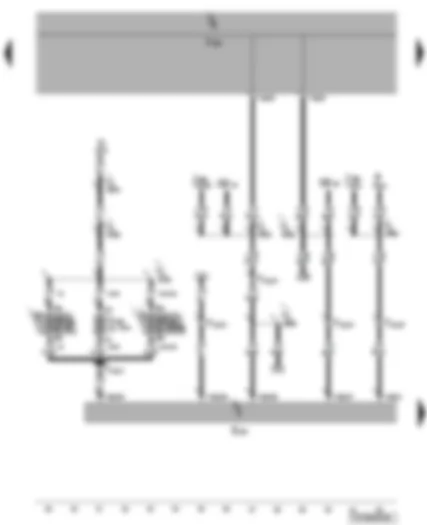 Wiring Diagram  VW TRANSPORTER 2005 - Fuses - operating and display unit for camping equipment