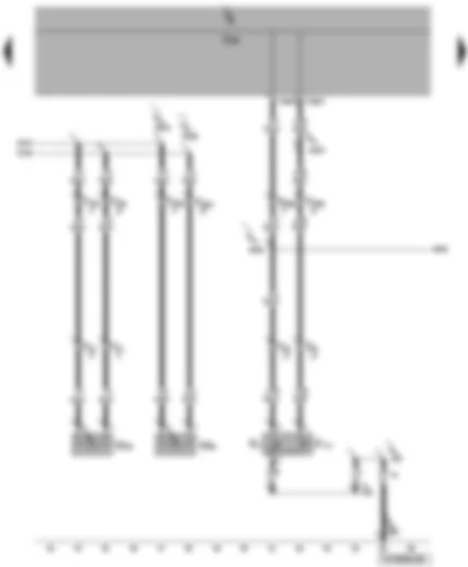 Wiring Diagram  VW TRANSPORTER 2004 - Luggage compartment light switch (for models with rear lid only) - rear entry lights