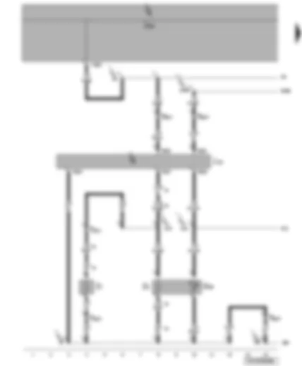 Wiring Diagram  VW TRANSPORTER 2004 - Heated driver seat control unit - heated driver seat - driver seat temperature sensor