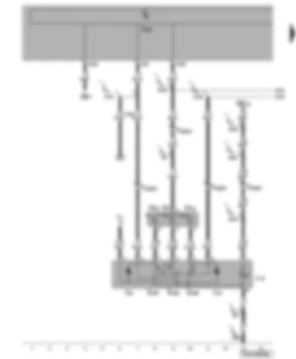 Wiring Diagram  VW TRANSPORTER 2004 - Front interior light - driver and front passenger side reading lights