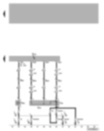 Wiring Diagram  VW TRANSPORTER 2008 - Rear fresh air blower - series resistor for rear fresh air blower - rear fresh air blower switch - coolant shut-off valve