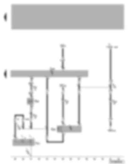 Wiring Diagram  VW TRANSPORTER 2004 - High pressure sender - air conditioning system magnetic coupling - magnetic clutch control unit