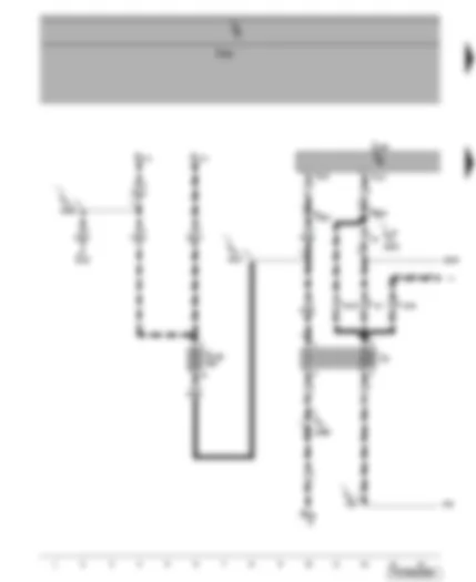 Wiring Diagram  VW TRANSPORTER 2005 - Heater control unit - auxiliary heater fuse - auxiliary heater relay