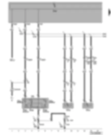 Wiring Diagram  VW TRANSPORTER 2004 - Front interior light - reading lights - rear entry lights